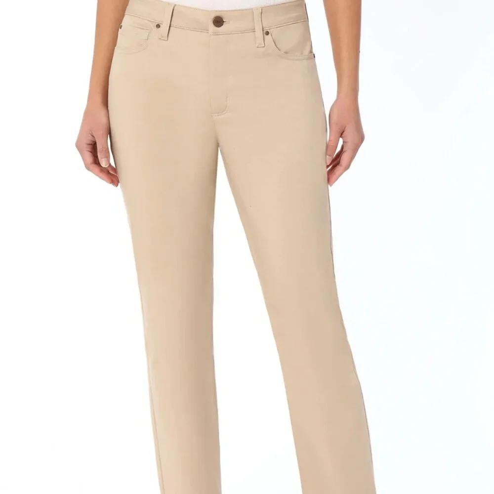 CHARTER CLUB LEXINGTON STRAIGHT Straight Leg Tummy Slimming Jeans Size 12P